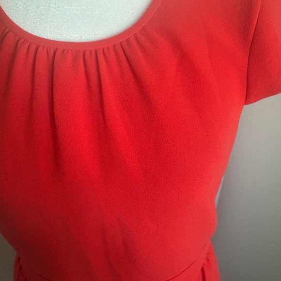 J. CREW Red Dress. Size 6 - Picture 3 of 14